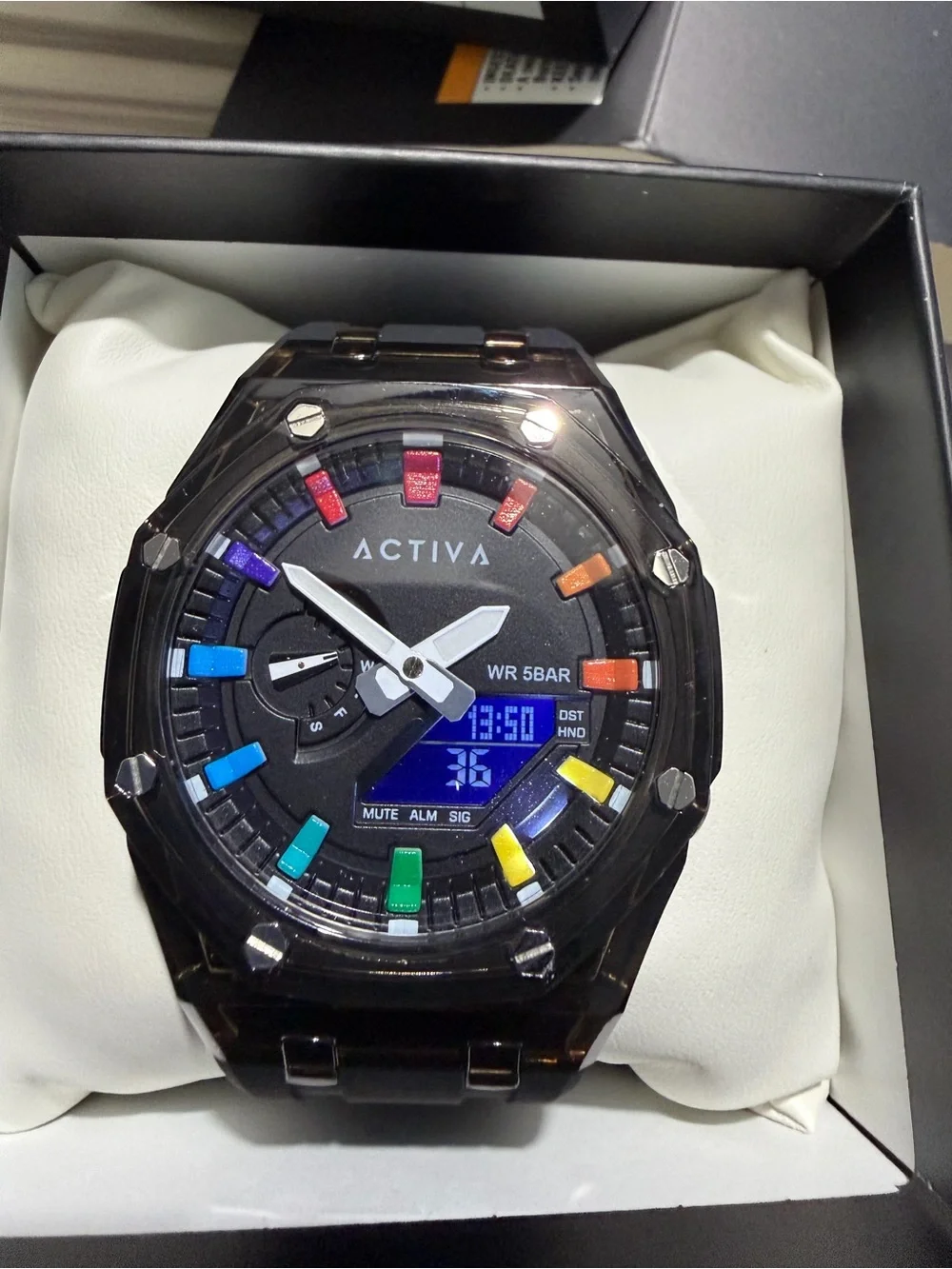 Invicta Activa Kaleido X Invicta Men Digital Watch 44.2mm,Black AIC-ACW2100-006